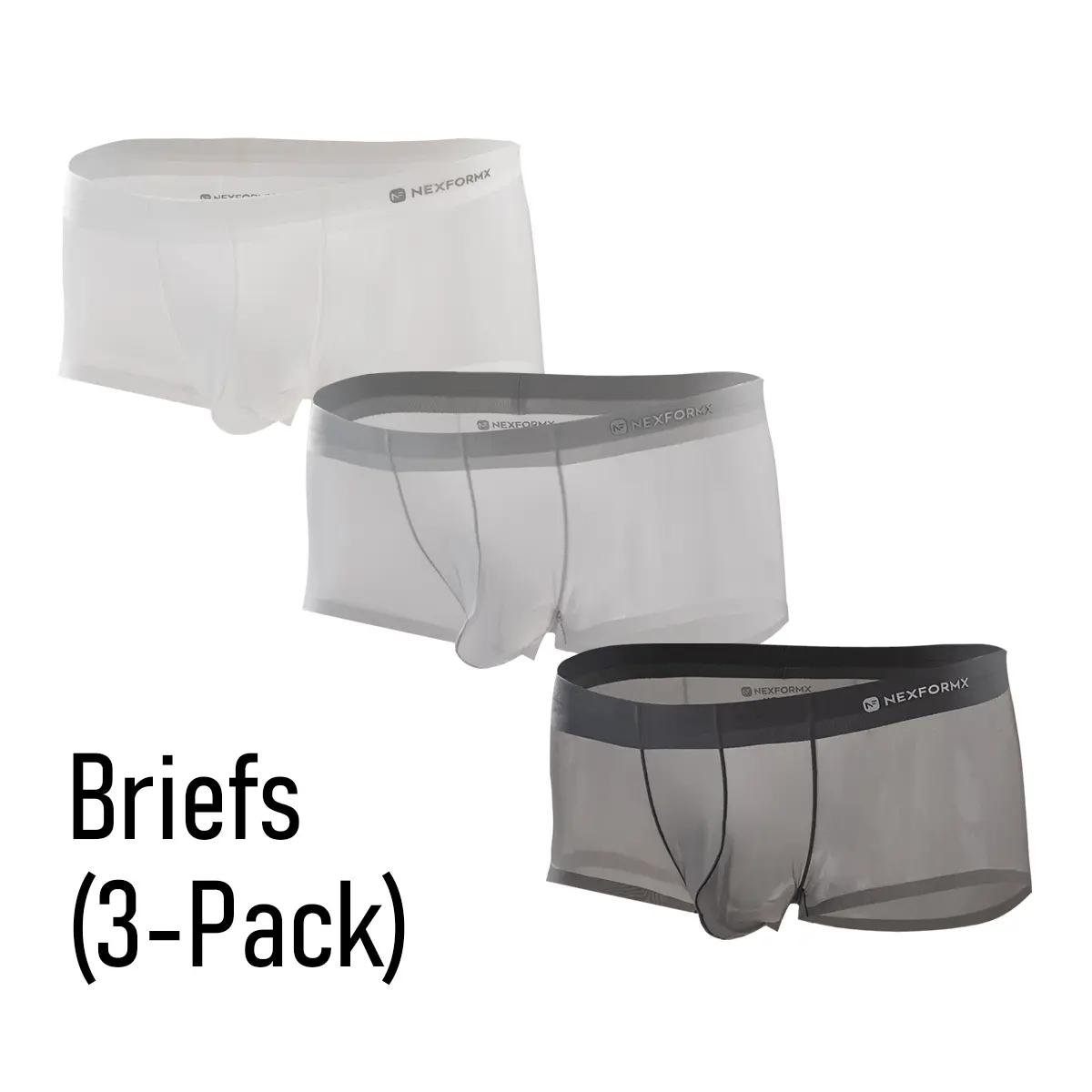 Men's Ultra-Thin Cooling Boxer Briefs Lightweight Microfiber Underwear Breathable No-Show Design Summer Comfort Birthday gift Fabric Menswear