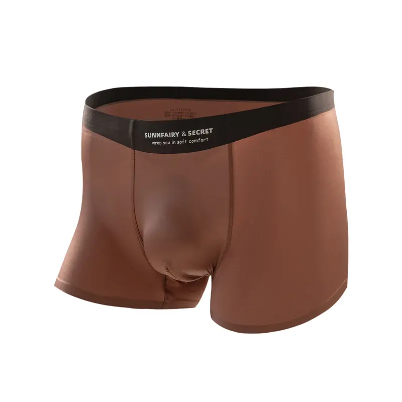 Men's Luxury Satin Cooling Boxer Briefs 3-Pack Breathable 3D Pouch Seamless Underwear Summer Comfort Perfect Gift Sold by NEXFORMX3